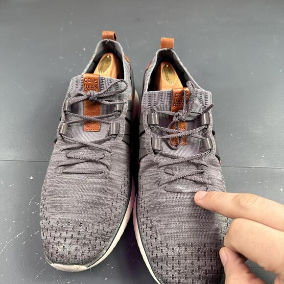 Cole Haan C27734 GRAND.OS Lace Up Shoes Men’s 12 M Grey Grandmotion Sneakers - Picture 3 of 9